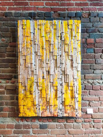 Bluestone Jewelry, "Aspen Vertical" Photograph on Aluminum
