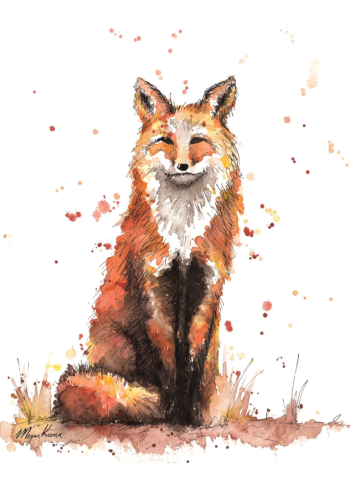 Fox Illustration Colors by Megan