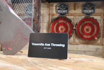 Yosemite Axe Throwing, Gift Card