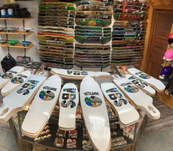 The Village Board Shop, Skateboards