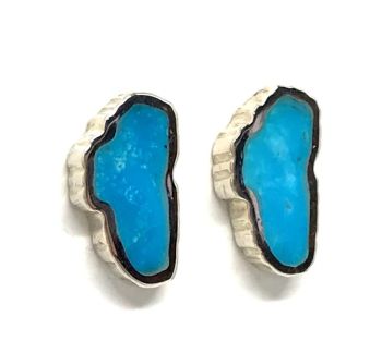 Bluestone Jewelry, Lake Tahoe Turquoise Studs