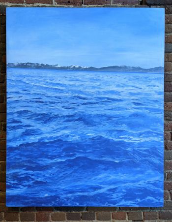 Bluestone Jewelry, "Winter" Acrylic on Canvas
