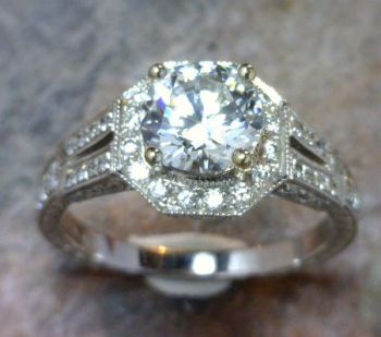 bluestone gold rings