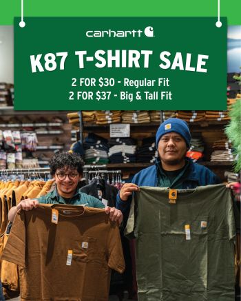 Mountain Hardware & Sports, Carhartt T-Shirt Sale