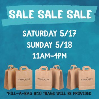 Tahoe Kids Trading Co., Fill-A-Bag Sale