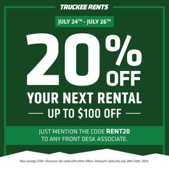 Mountain Hardware & Sports, 20% Off Your Next Rental