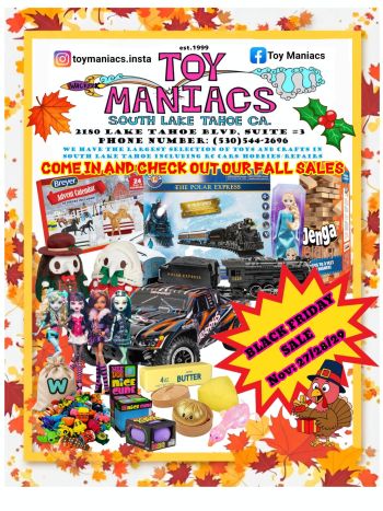 Toy Maniacs, Black Friday Sale