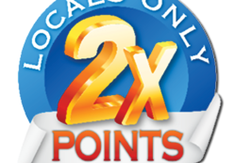 Grand Lodge Casino, Locals Only 2X Slot Points