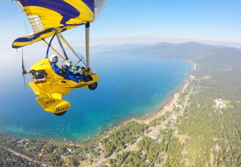 Hang Gliding Tahoe, Long Flight: Around the Lake