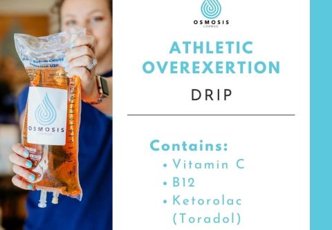 Osmosis Lounge Tahoe, Athletic Overexertion IV Therapy Drip