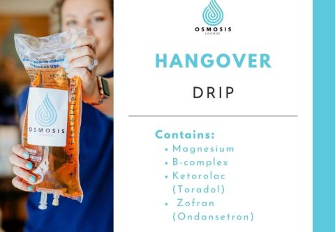 Osmosis Lounge Tahoe, Hangover IV Therapy Drip