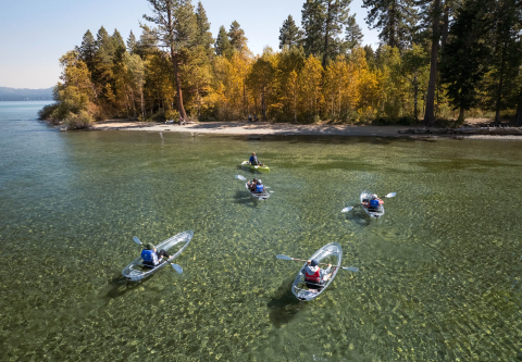 Clearly Tahoe, Fall "Golden Shores" Clear Kayak Tour