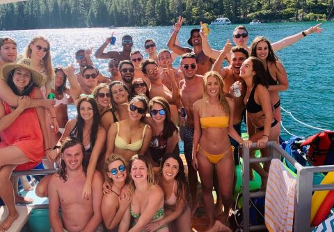 Lake Tahoe Boat Rides, Party Boat Charter w/ Captain & Crew