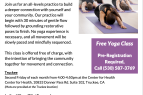 Tahoe Forest Health System, Community Yoga