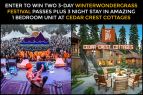 Tahoe.com, WinterWonderGrass Festival Passes + Stay @ Cedar Crest Cottage