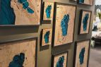 Heather & Pine, Lake Tahoe Decorative Maps