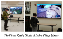 Incline Village Library, Virtual Reality Studio at Incline Village Library