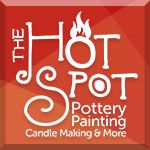 All Fired Up at The Hot Spot: Paint Your Own Pottery, Candle Making and More