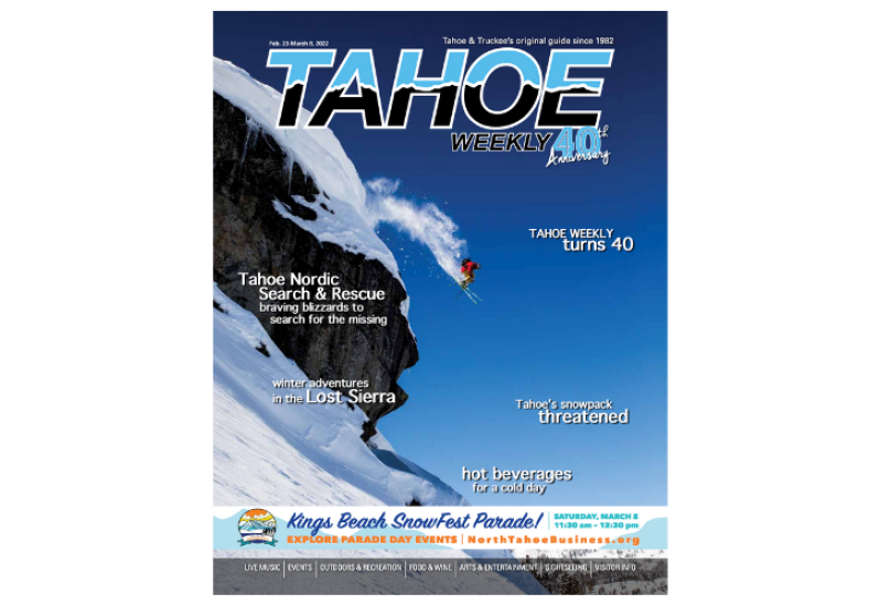 Tahoe Weekly 40th Cover 