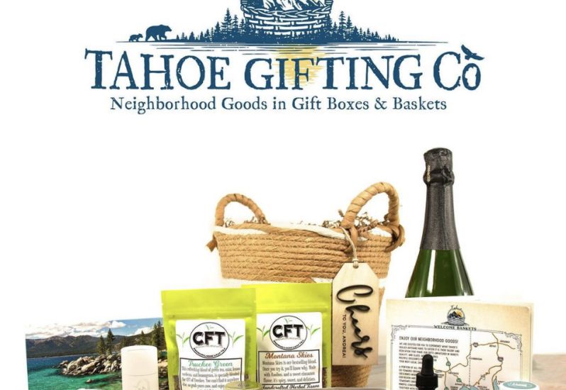 Tahoe Gifting Co Basket Image and logo
